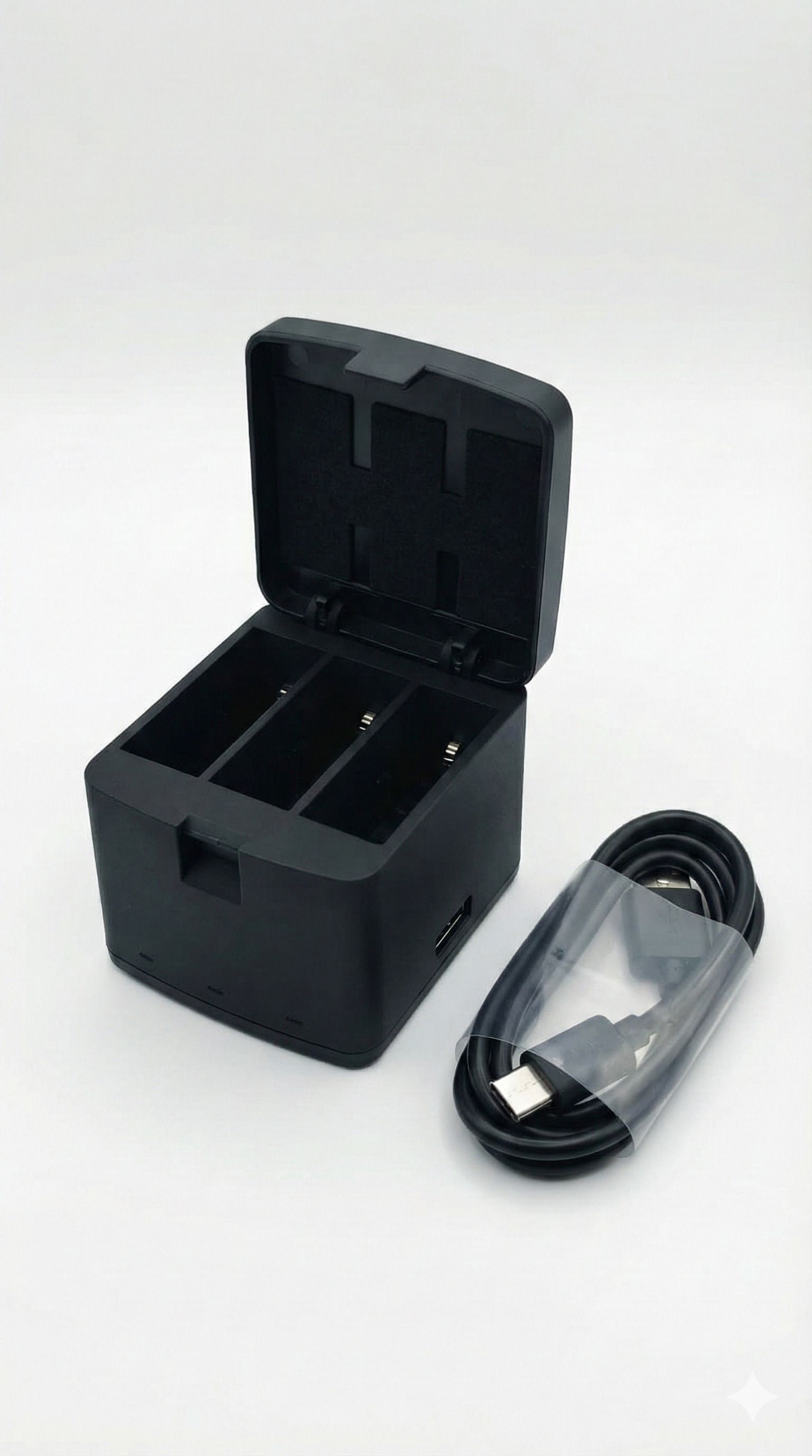 capo 3-Slot USB Battery Charger Compatible with Hero 9 & 10 Cameras Camera Battery Charger-image-24