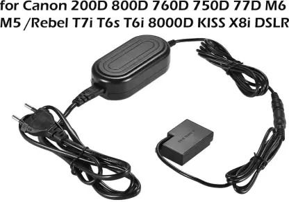 DIGICLAMBO LP-E17 Dummy Battery With AC adapter power cable for Canon Digital camerasCamera Battery Charger-image-46