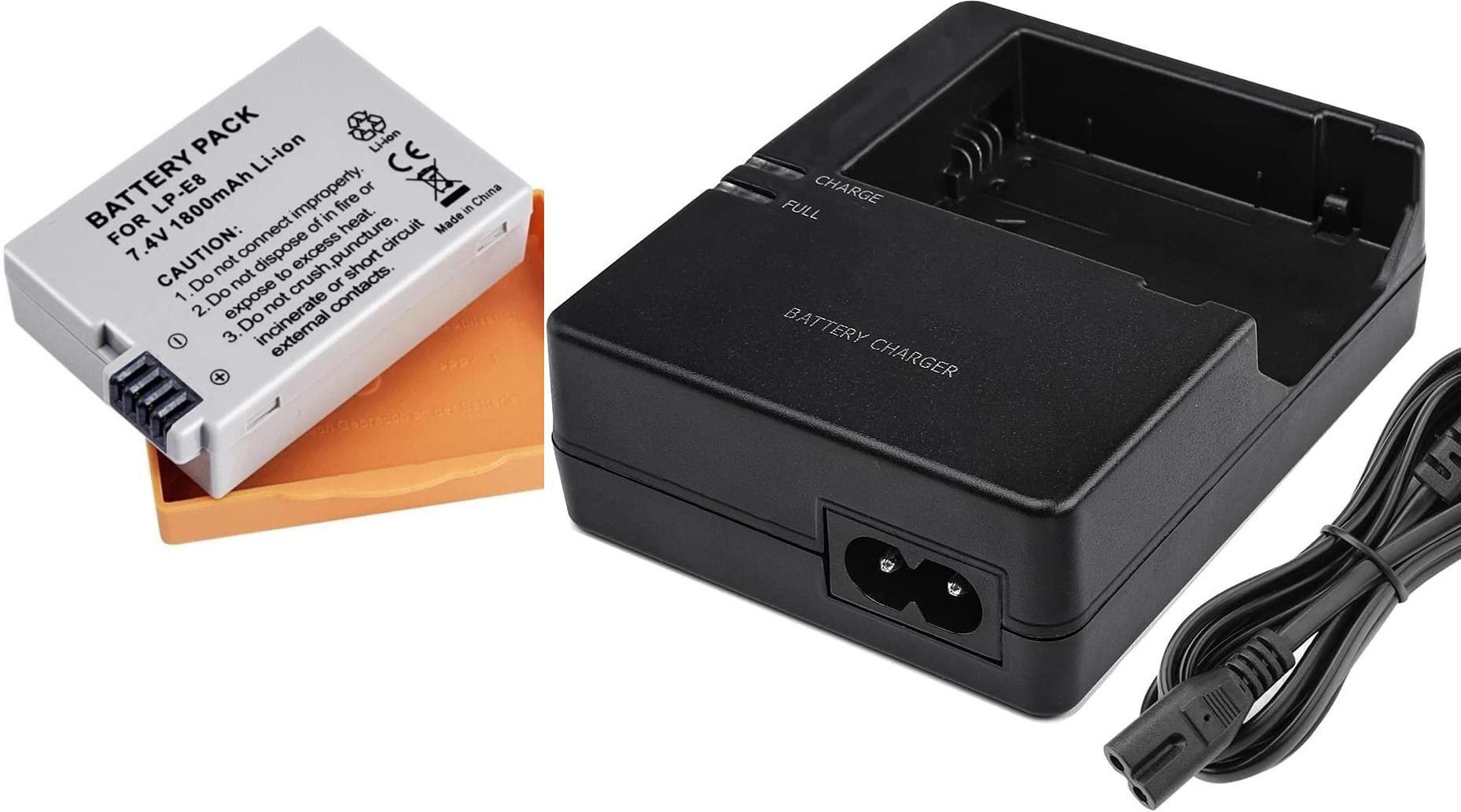 Dijiiplus Combo LPE-8 Camera Charger with Rechargeable Camera Battery Camera Battery Charger-image-45