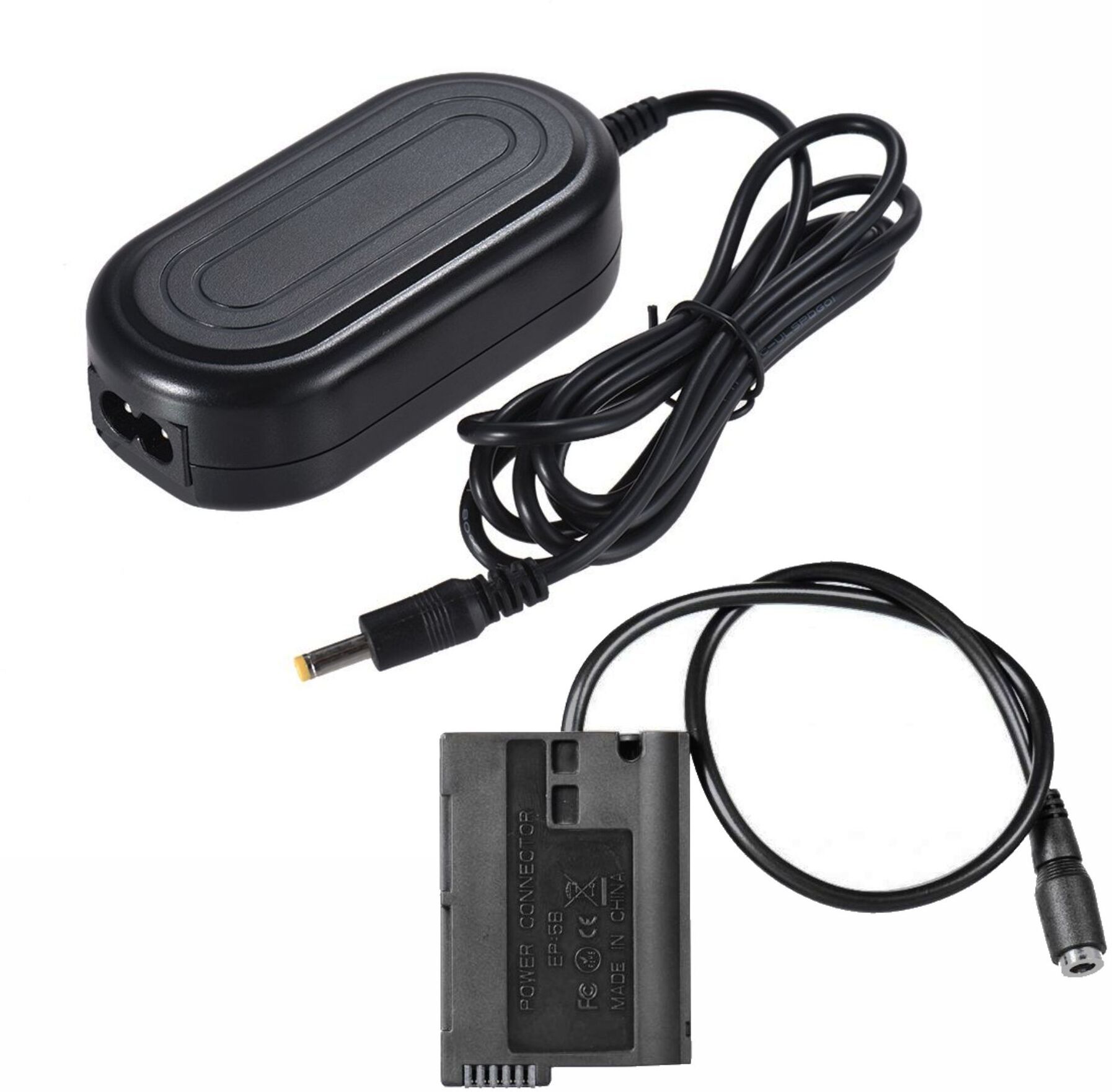 fotokina EP-5B Dummy Battery DC Coupler & AC Power Adapter Kit Camera Battery Charger-image-43