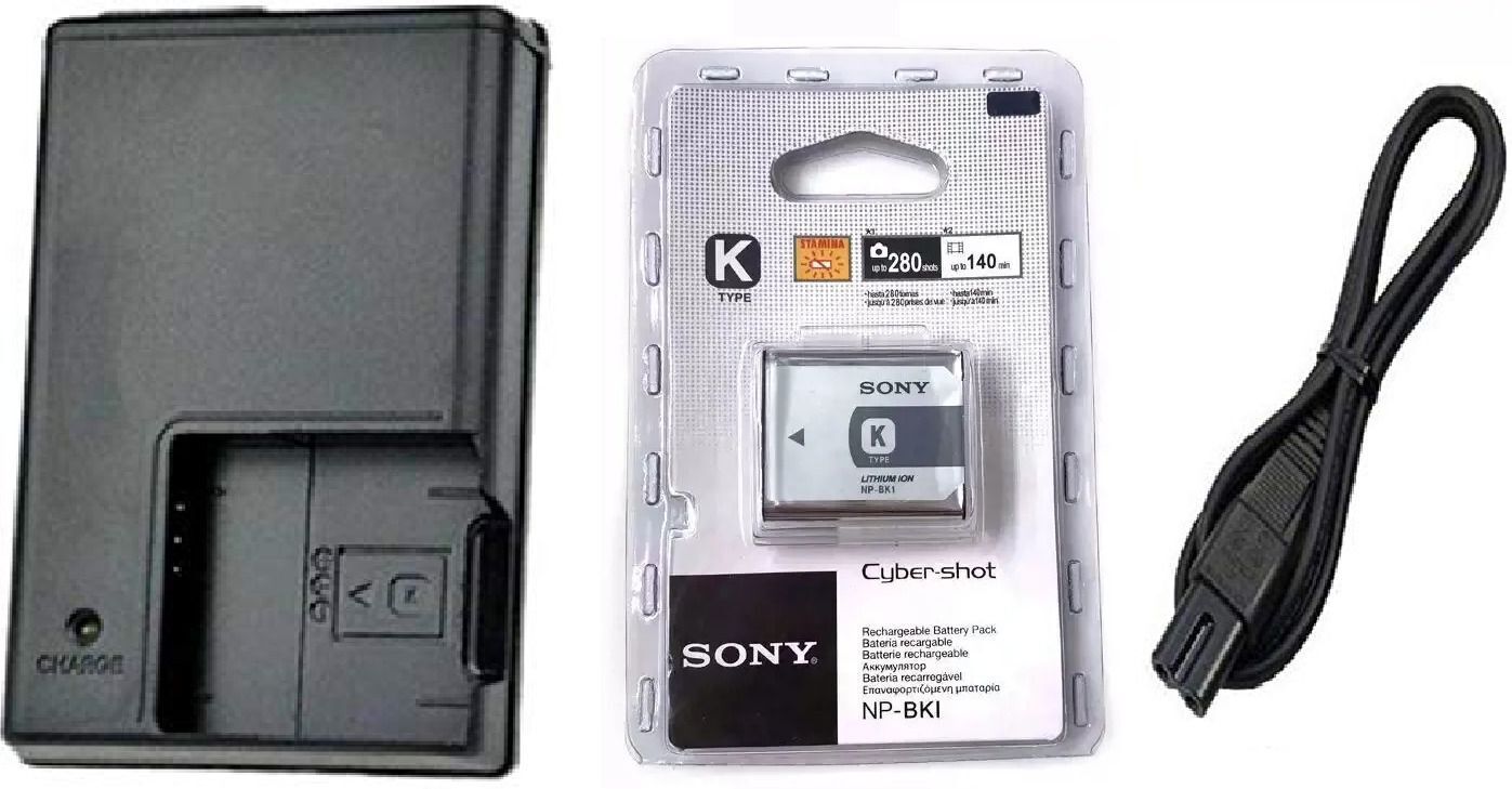 Camaura NP-BK1 Camera charger with battery and cable Compatible Camera Battery Charger-image-41