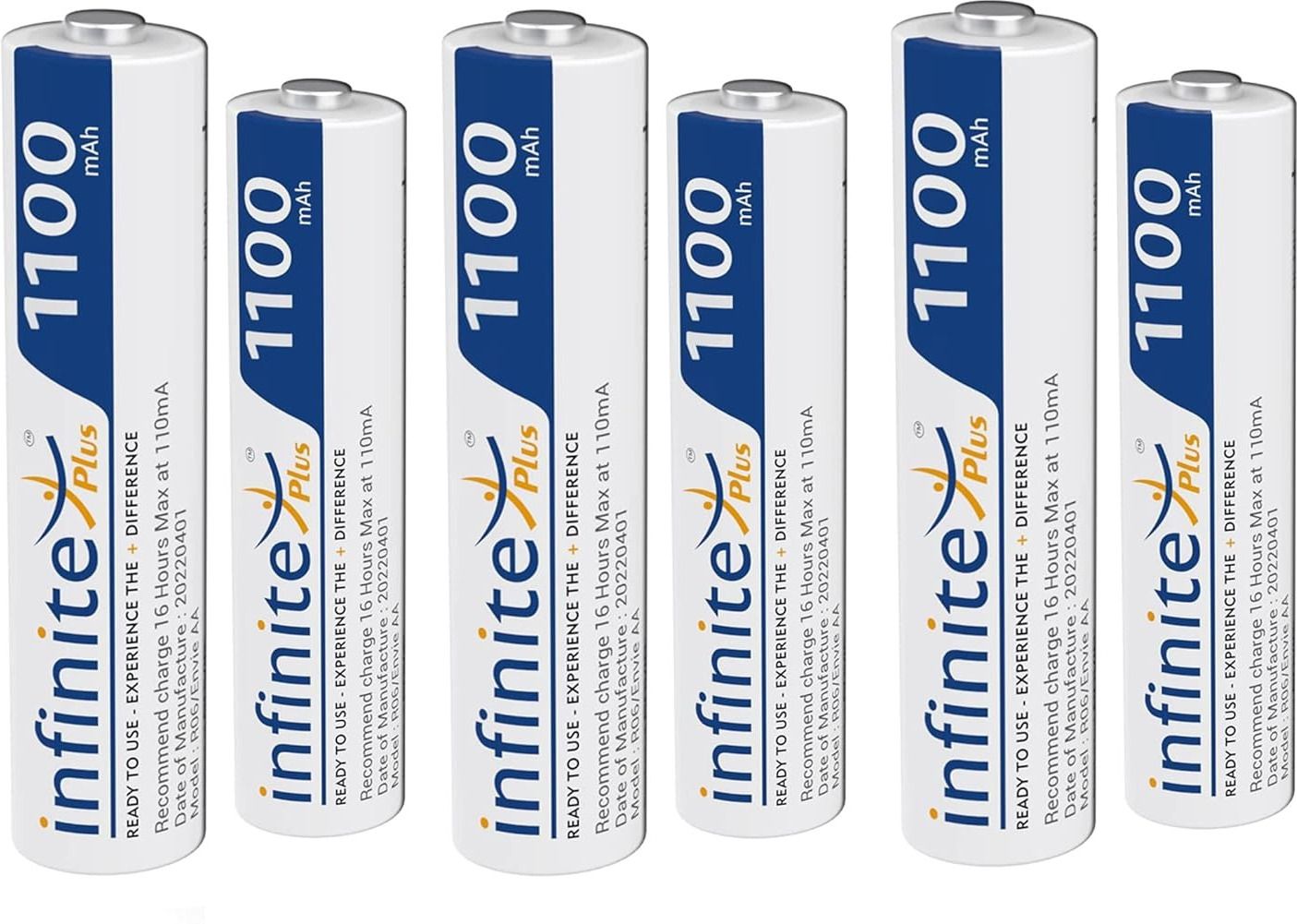 Envie 1100mAh Ni-MH AAA High Capacity Rechargeable Battery Ready to Use (Pack of 6)Camera Battery Charger-image-30