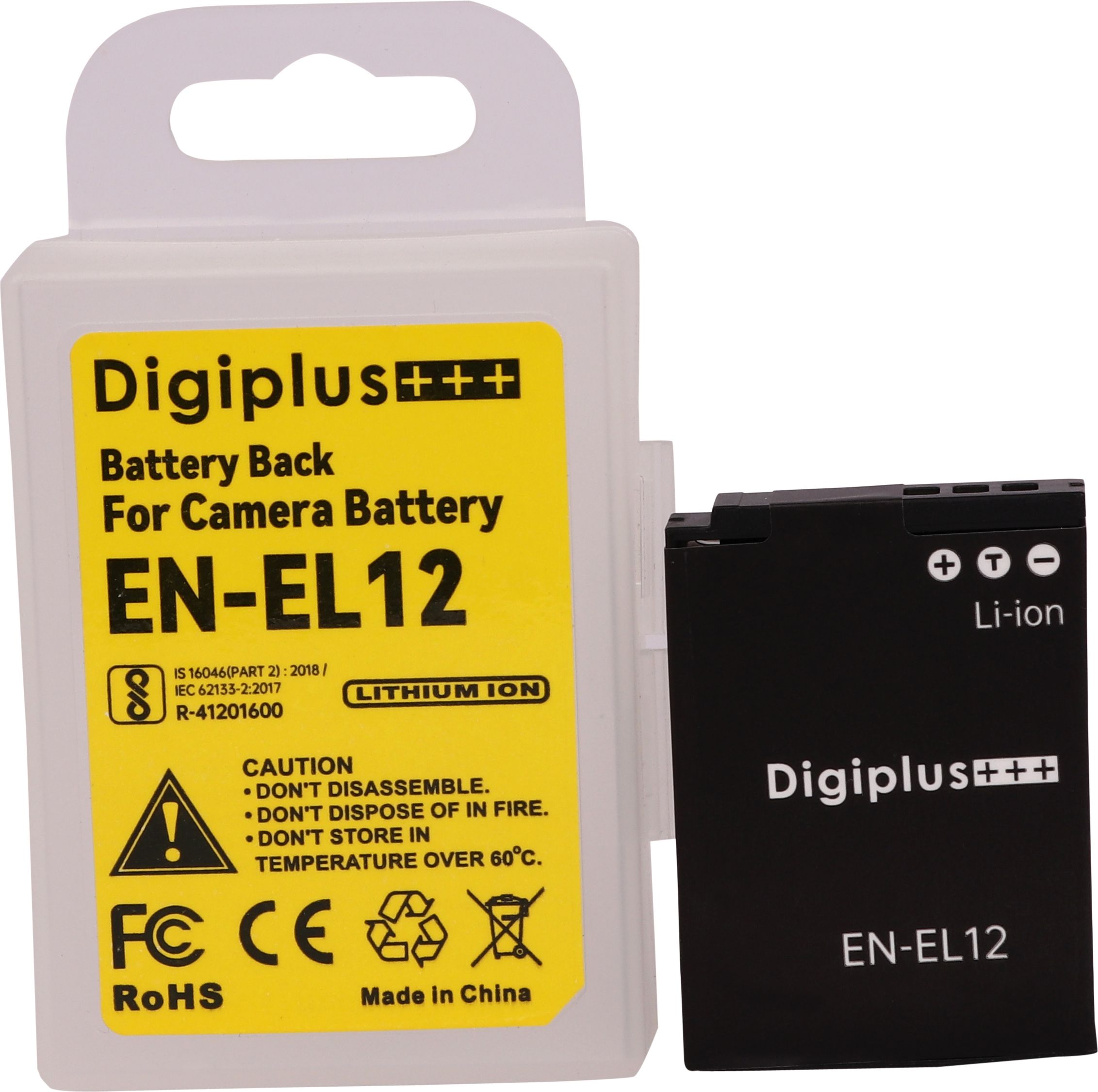 Amabu EN-EL12 Rechargeable Lithium-ion camera battery (1600 mAh) for nik. cameras Camera Battery Charger-image-14