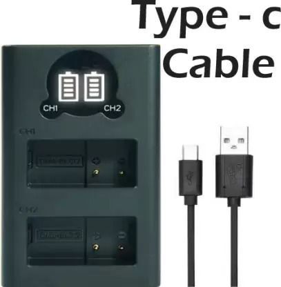 Dijiiplus DMW-BLC12 dual Fast USB type 'c' Camera Battery Charger-image-49