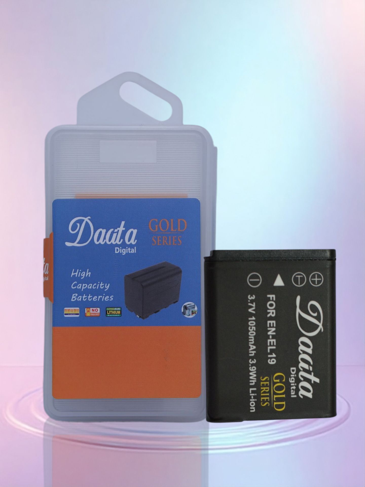 DAATA Digital EN-EL19 Battery Gold 1050 mah (for nikon) Camera Battery Charger-picture-13