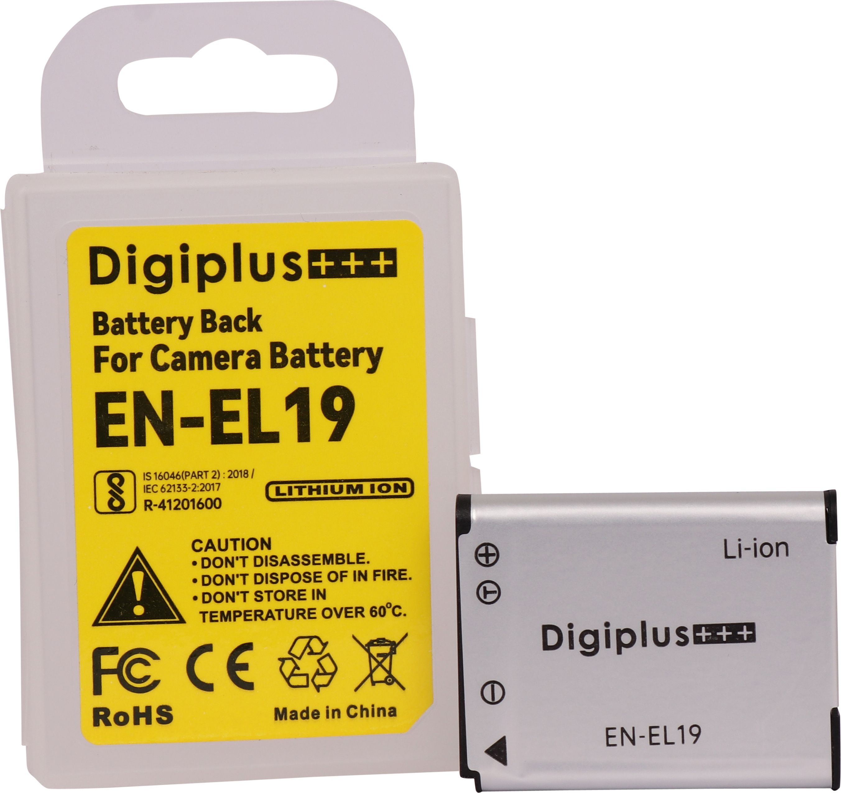 Amabu EN-EL19 Rechargeable Lithium-ion camera battery (1600mAh) for nik. cameras Camera Battery Charger-image-23