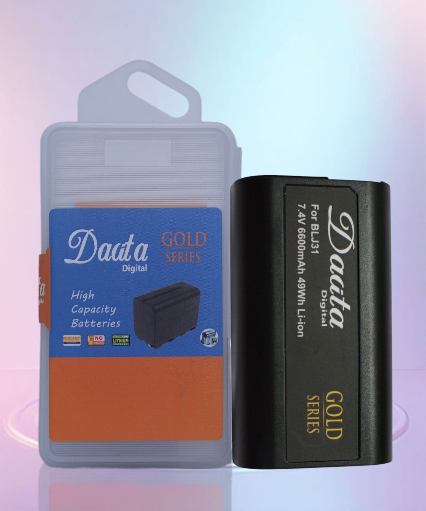 DAATA Digital BLJ-31 Battery GOLD 6600 mah (for Panasonic) Camera Battery Charger-image-35
