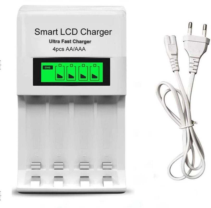 Dijiiplus Smart LCD Cell Ultra Fast Charger for AA and AAA Ni-mh Rechargeable Batteries Camera Battery Charger-picture-27