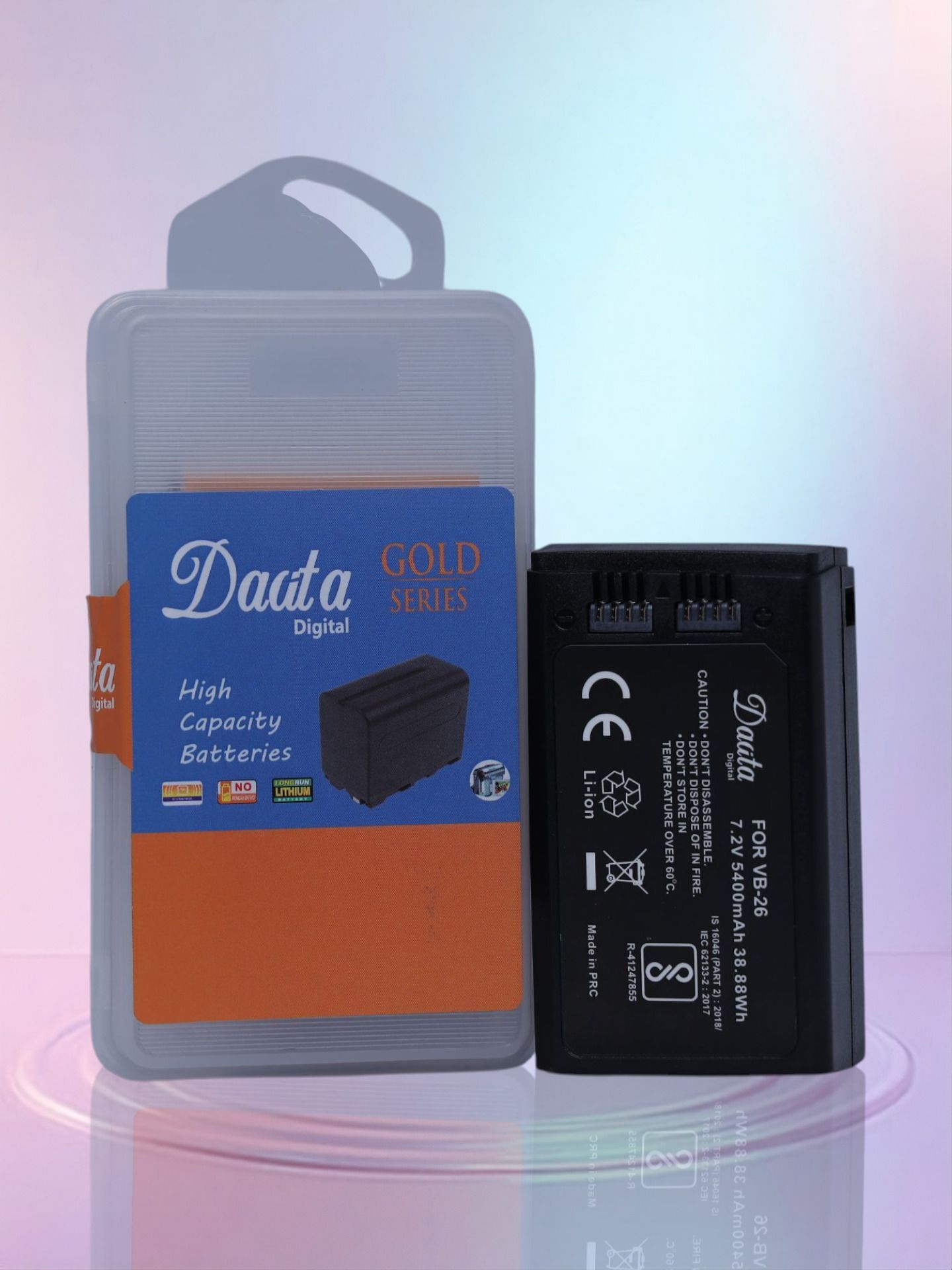 DAATA Digital VB-26 Battery For V-1 & V-860III Flash battery Camera Battery Charger-image-2