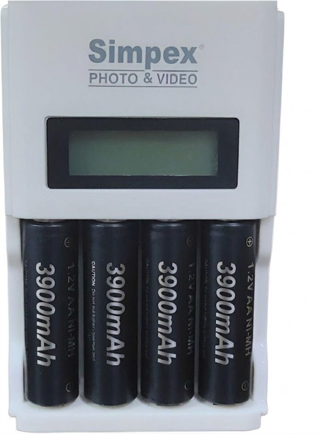 Simpex LCD Fast Charger with 3900mAh 4pc AA Ready To Use Rechargeable Camera Battery Charger-image-48