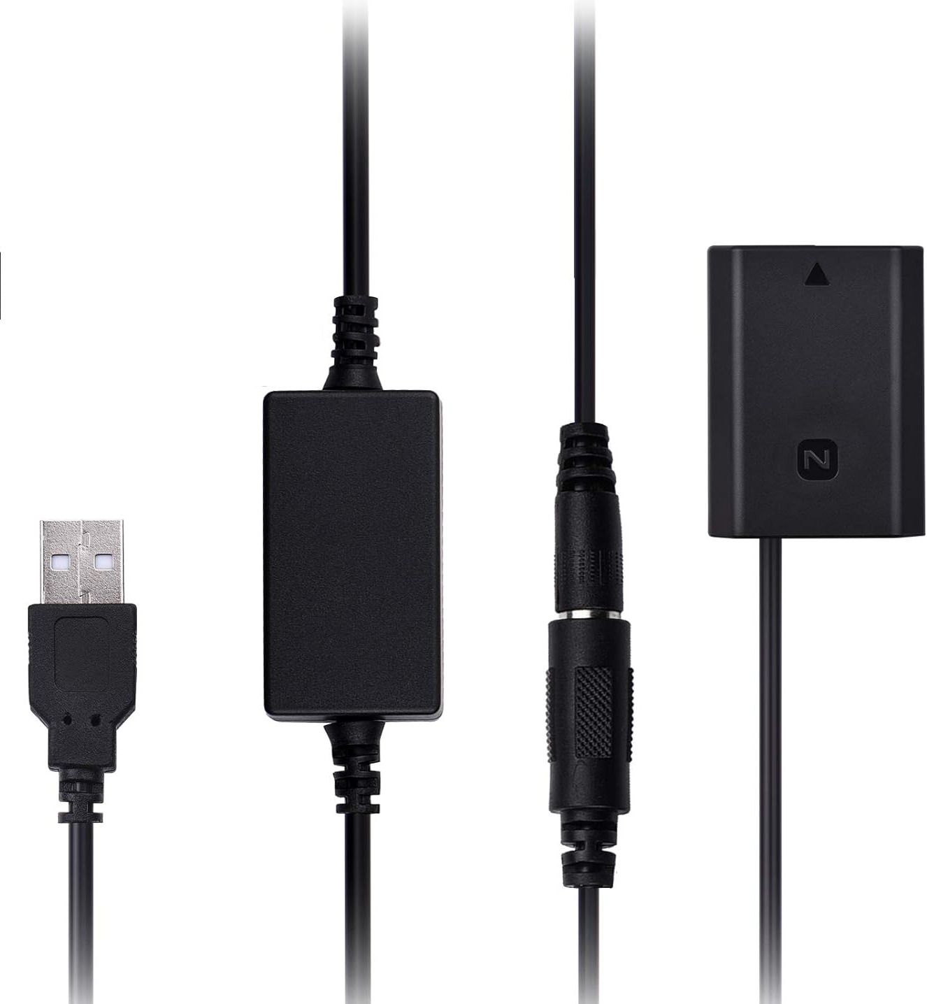DIGICLAMBO NP-FZ100 DR-FZ100 DC Coupler Dummy Battery USB DC Converter Power Cable Camera Battery Charger-image-30