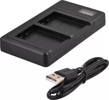 camaura lpe-17 camera dual usb led display charger for canon battery charger camera battery charger