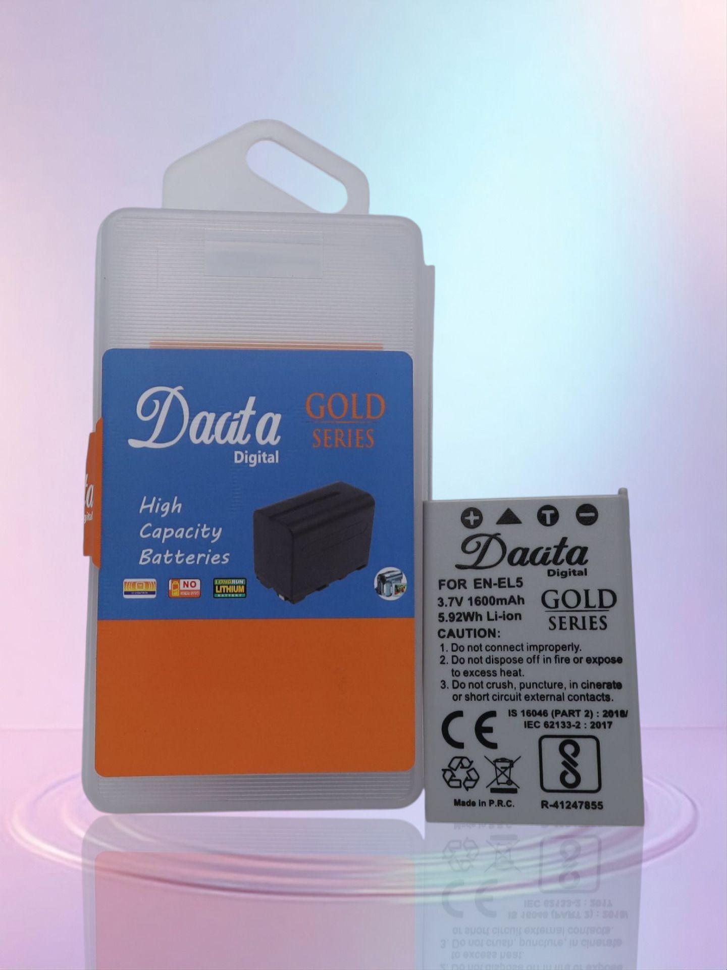 DAATA Digital EN-EL5 Battery Gold 1600 mah (for nikon) Camera Battery Charger-image-45