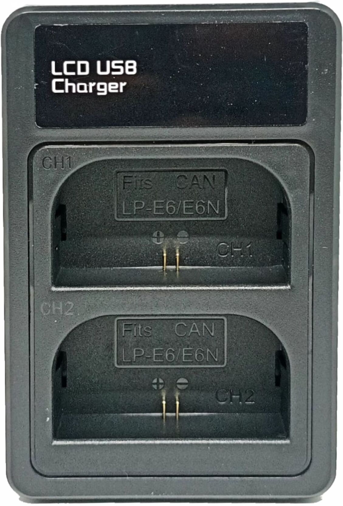 fotokina Dual LCD USB Battery Charger for Canon LP-E6, LP-E6N, LP-E6NH | PICO BC07 Camera Battery Charger-image-22