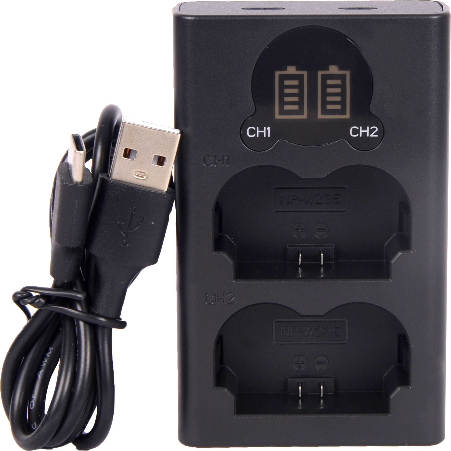 Lamkoti EN-EL-14A Dual type c charger with LCD diplay for el14 battery Camera Battery Charger-image-24