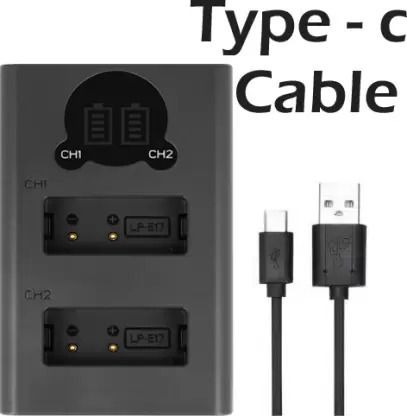 DIGICLAMBO LP-E17 Dual Fast Type 'c' USB camera charger with LCD Display for CanonCamera Battery Charger-image-36