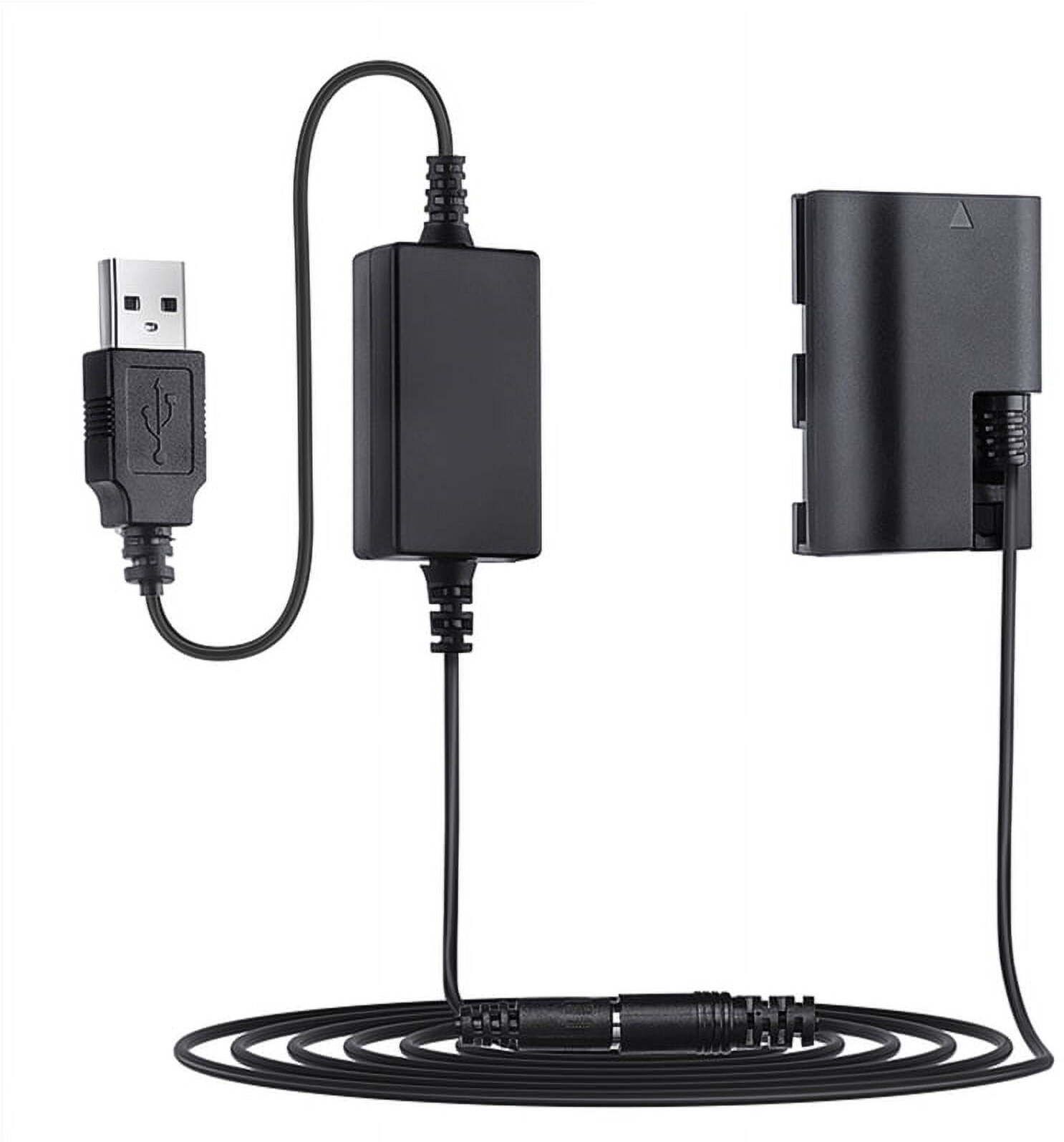 DIGICLIMBER LPE-6 DR E6 Dummy Battery with USB DC Power Cable Input Compatible with canon Camera Battery Charger-image-11