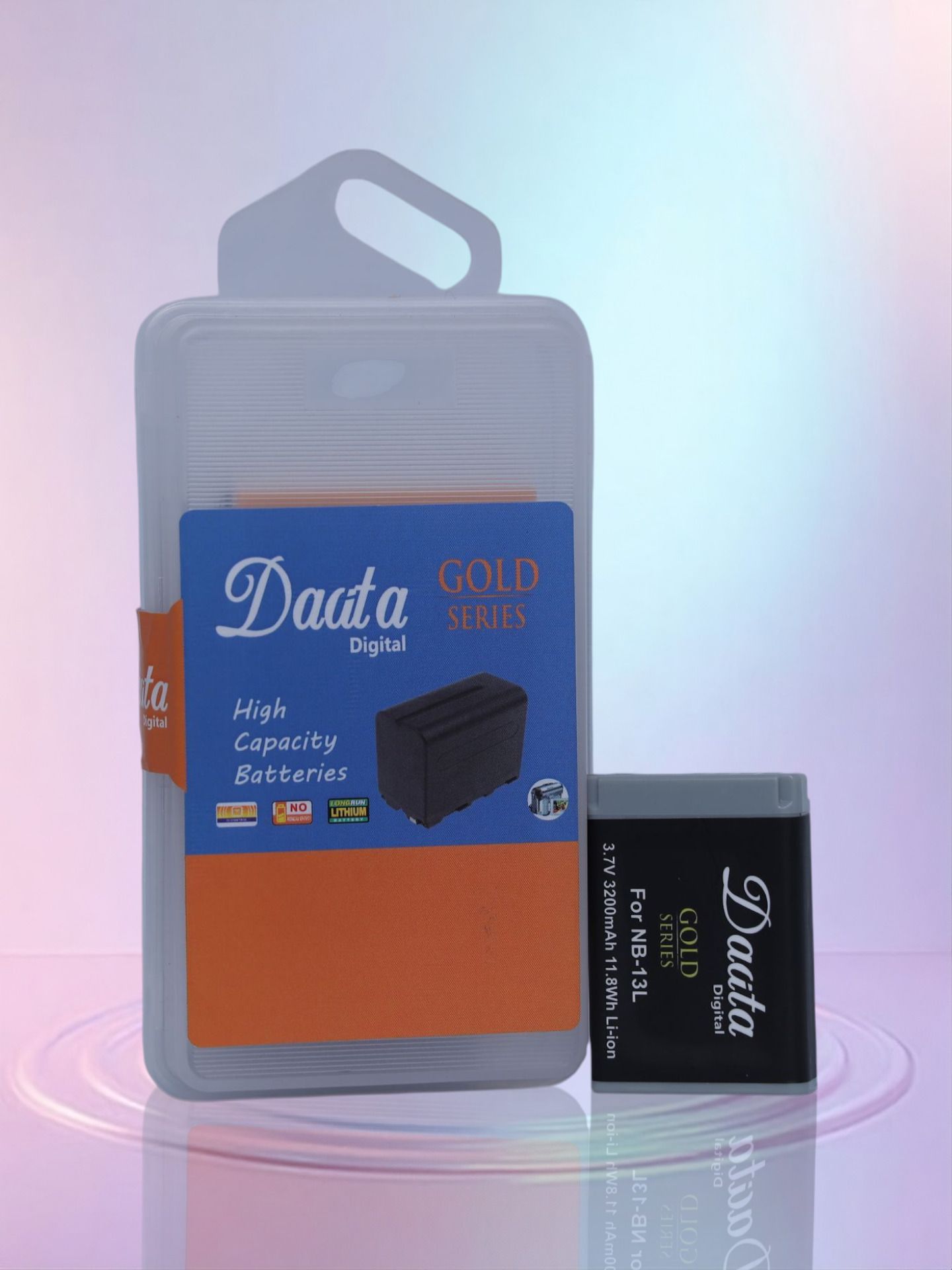 DAATA Digital NB-13L Battery GOLD 3200 mah (for canon) Camera Battery Charger-image-35