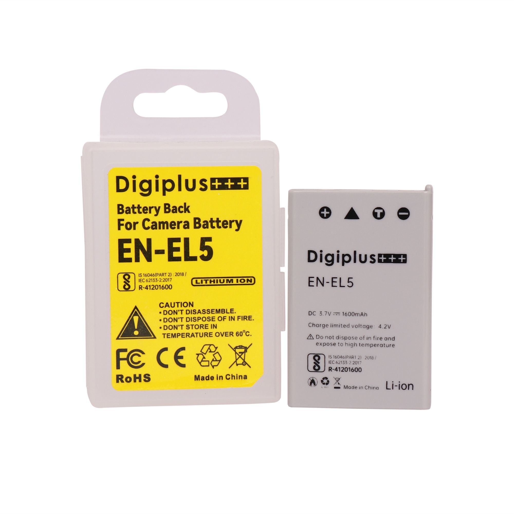 DIGICLAMBO EN-EL5 Camera Battery (1600mAh) 4.2V For Niko-n CoolPixP80,P90,P3,P4,Camera Battery Charger-image-21