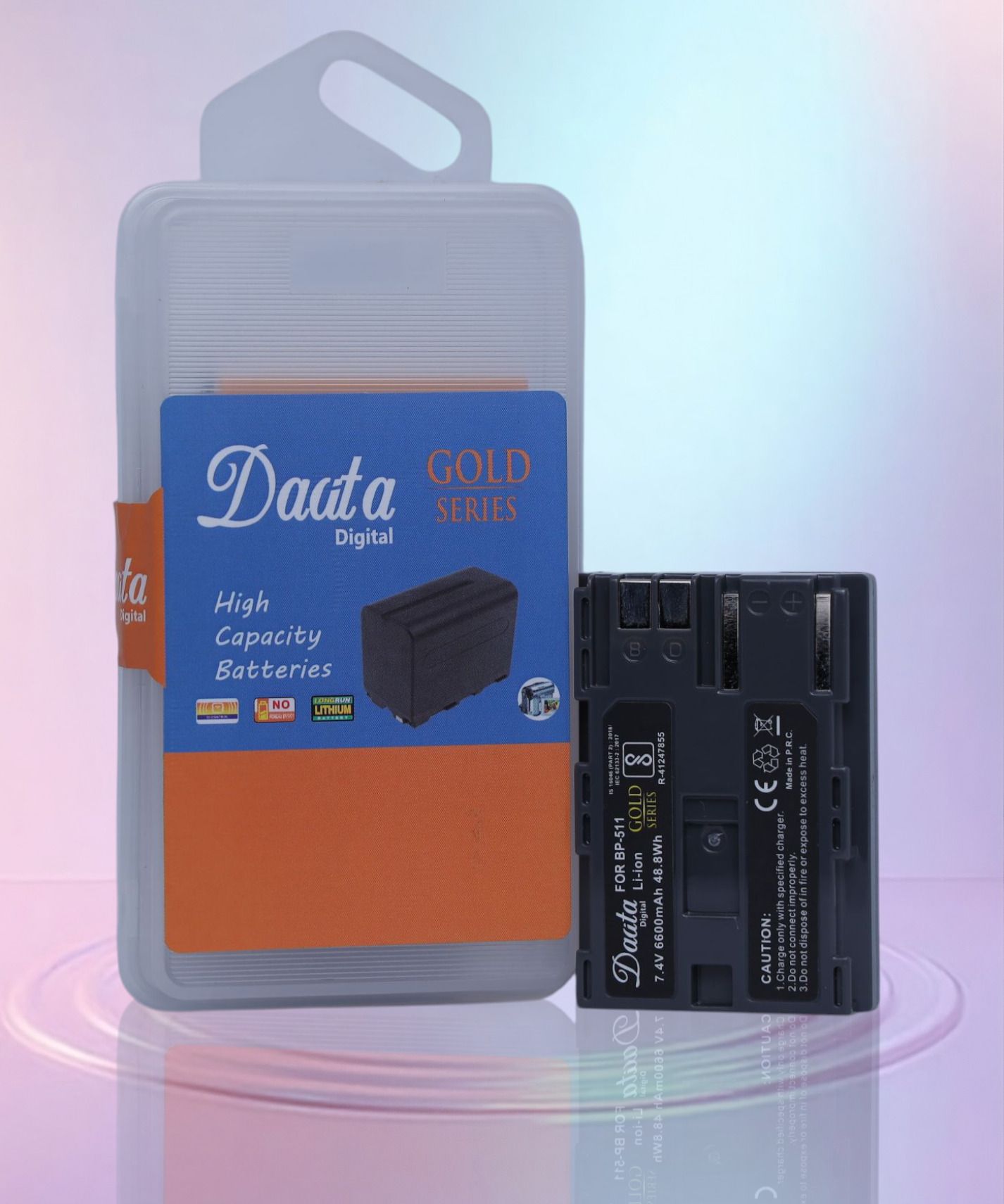 DAATA Digital BP-511 Battery gold 6600 mah (for canon) Camera Battery Charger-picture-28