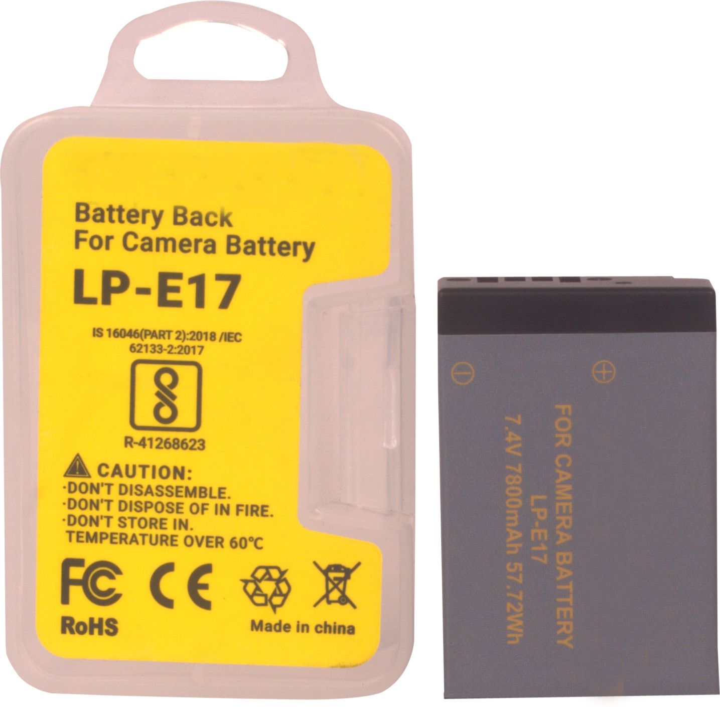 IJJA LPE-17 Lithium battery (7800 Mah) for EOS 750D, EOS 760D, EOS 800D, EOS 77D Camera Battery Charger-image-1