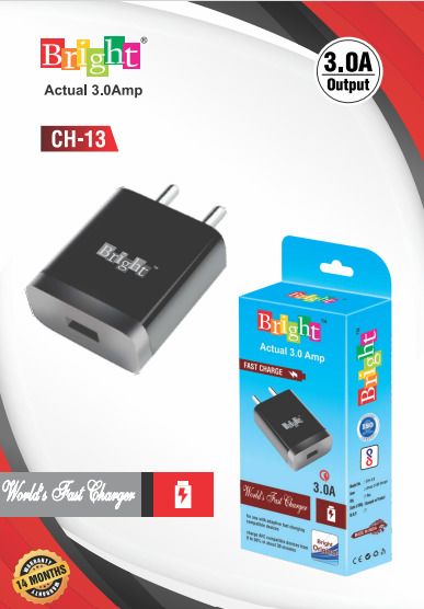 PhonePoint Bright Ch-13 Fast Charger 3.0A Camera Battery Charger-image-23