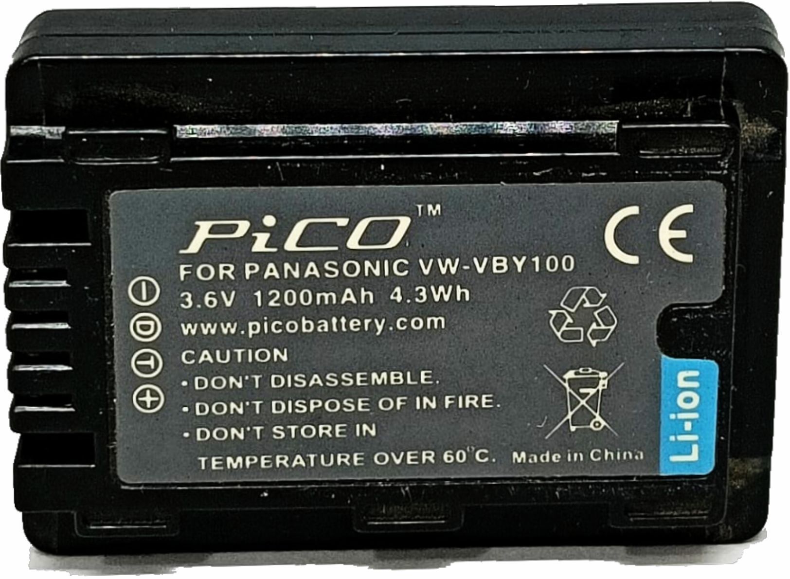Pico PICO_BATTERY VW-VBY100 Camera Battery Charger-picture-25