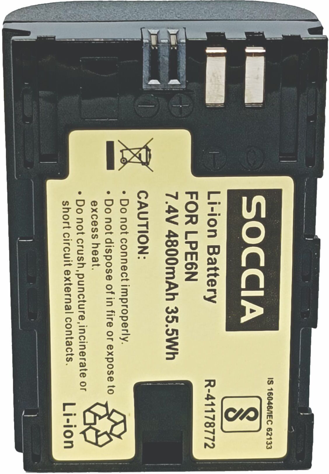SOCCIA LP-E6 Lithium-ion Rechargeable Camera Battery Camera Battery Charger-image-38