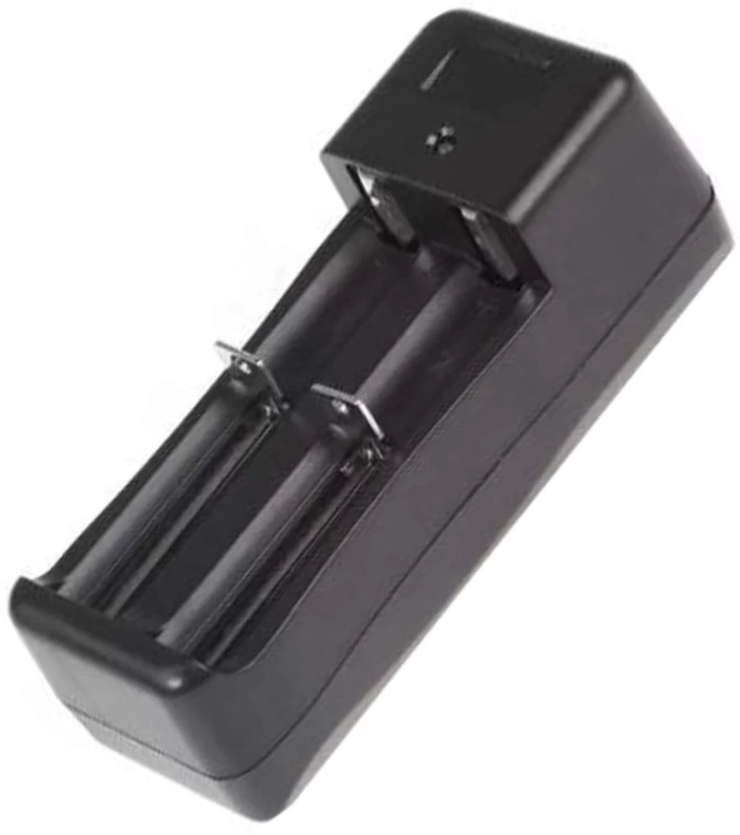 ShopNest Universal Dual Battery Charger Li-ion 3.7V 18650/16340/14500/17670/CR123ACamera Battery Charger