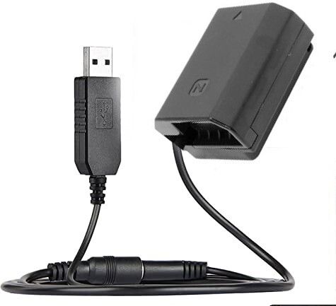 Camstuffs NP-Fz100 Dummy Batterie Power USB Adapter Cable Camera Battery Charger-image-24
