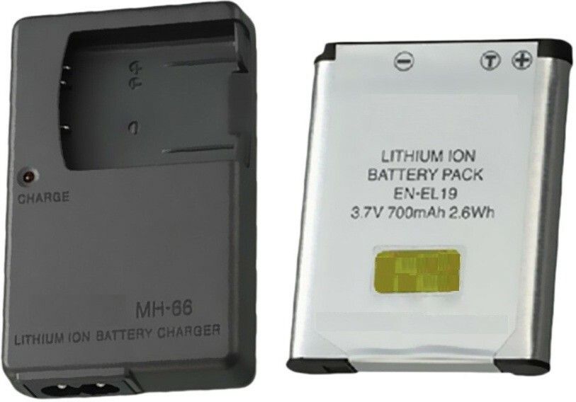 Lamkoti EN-EL19 Rechargeable camera Battery pack compatible with Nikon Camera ChargerCamera Battery Charger-image-38