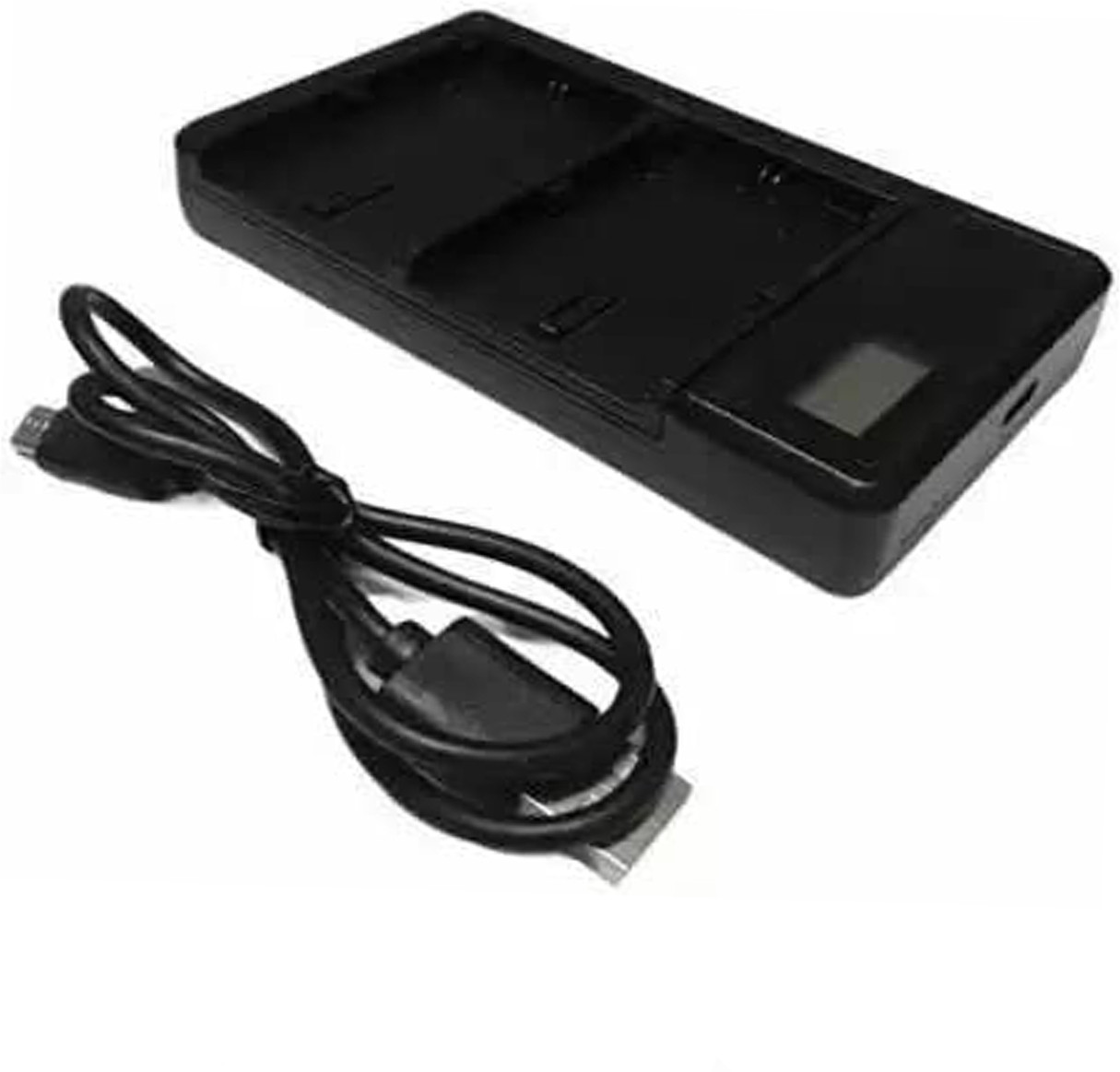 Picmaa LP-E12 Dual USB LCD Display Camera Battery Charger image 1