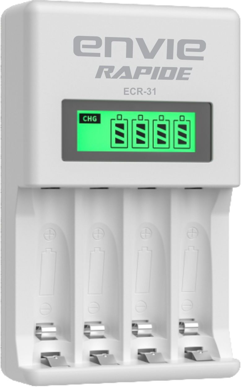 Envie ECR 31 Rapide Ultra Fast Charger for Rechargeable Batteries AA & AAA Ni-mhCamera Battery Charger-picture-24