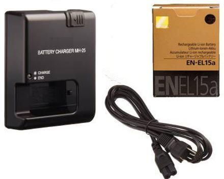 Camstuffs combo of MH-25 camera charger with EN-El-15A battery compatible with nikonCamera Battery Charger-image-23