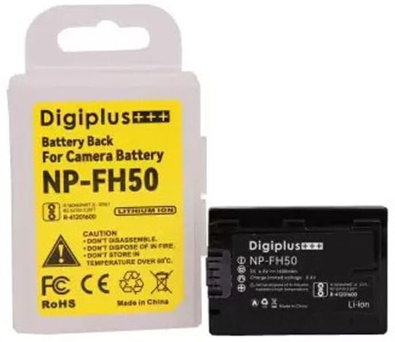 digiplus NP-FH50 Rechargeable Lithum-ion Camera battery (1600mAh) for son-y camera Battery Grip-image-25