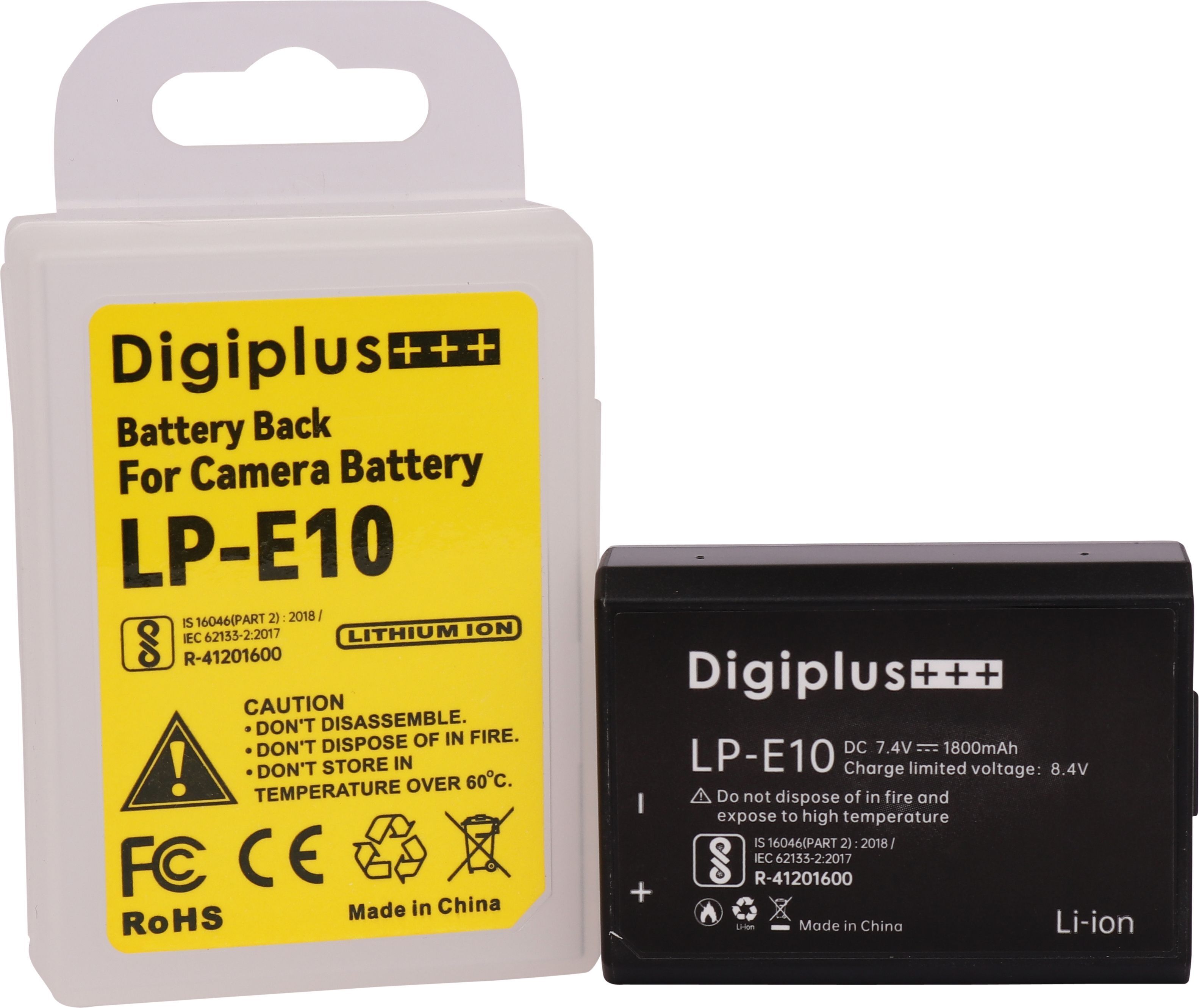 Dijiiplus LP-E10 Camera Battery(1800mAh)Cano-n EOS T3,T5,T6,1100D,1200D,1300D,1500D,3000D Battery Grip-image-3