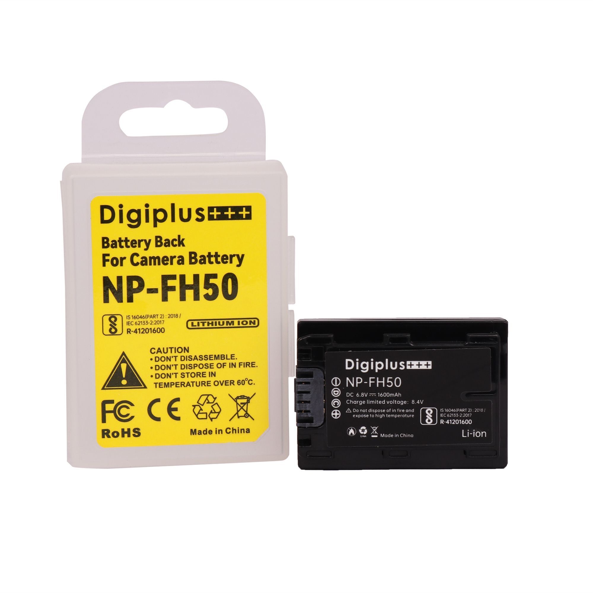 Dijiiplus NP-FH50 Camra Battery(1600mAh)For Son-y A230 DSLR-A290 DSLR-A330 A380 DSLR-A390 Battery Grip-image-27