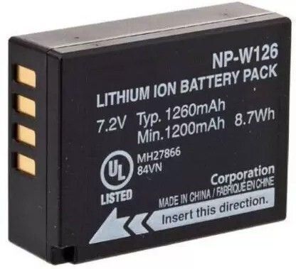 Dijiiplus NP-W126 Rechargeable pack compatible for camera Battery (Black) Battery Grip-image-12