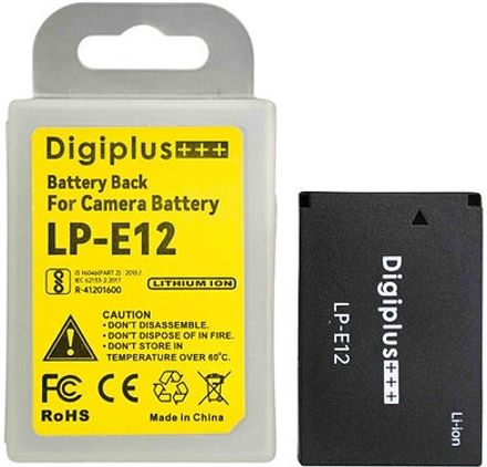 Camaura LP-E12 Replacement Battery for Can. Cameras | Battery for Mirrorless & DSLR Battery Grip