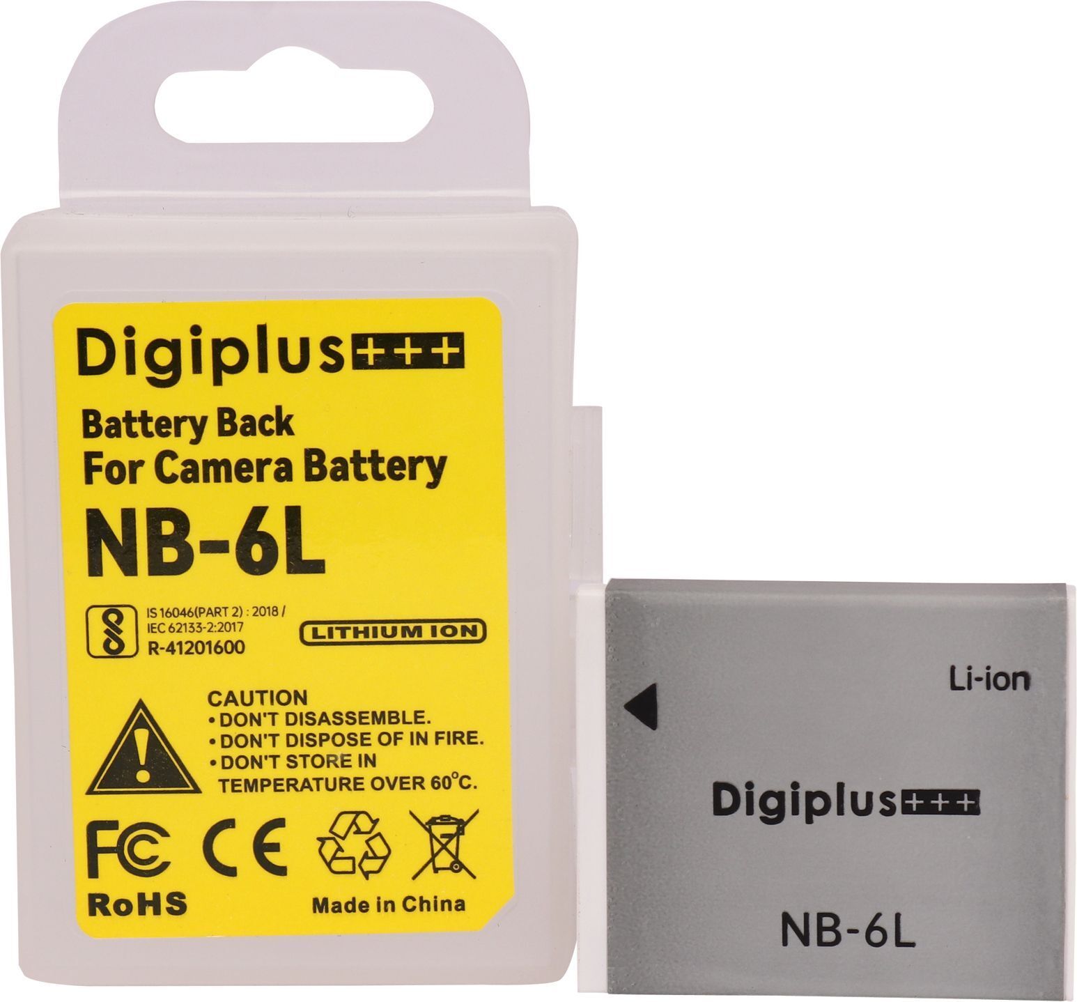 Dijiiplus NB-6L Camera Battery (1600 mAh) Voltage 4.2V For Can- Equal to the original Battery Grip-image-49