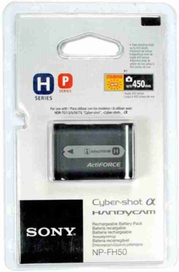 Camaura NP-FH50 Litium-ion rechargeable camera battery grip pack for sony camera Battery Grip-image-23