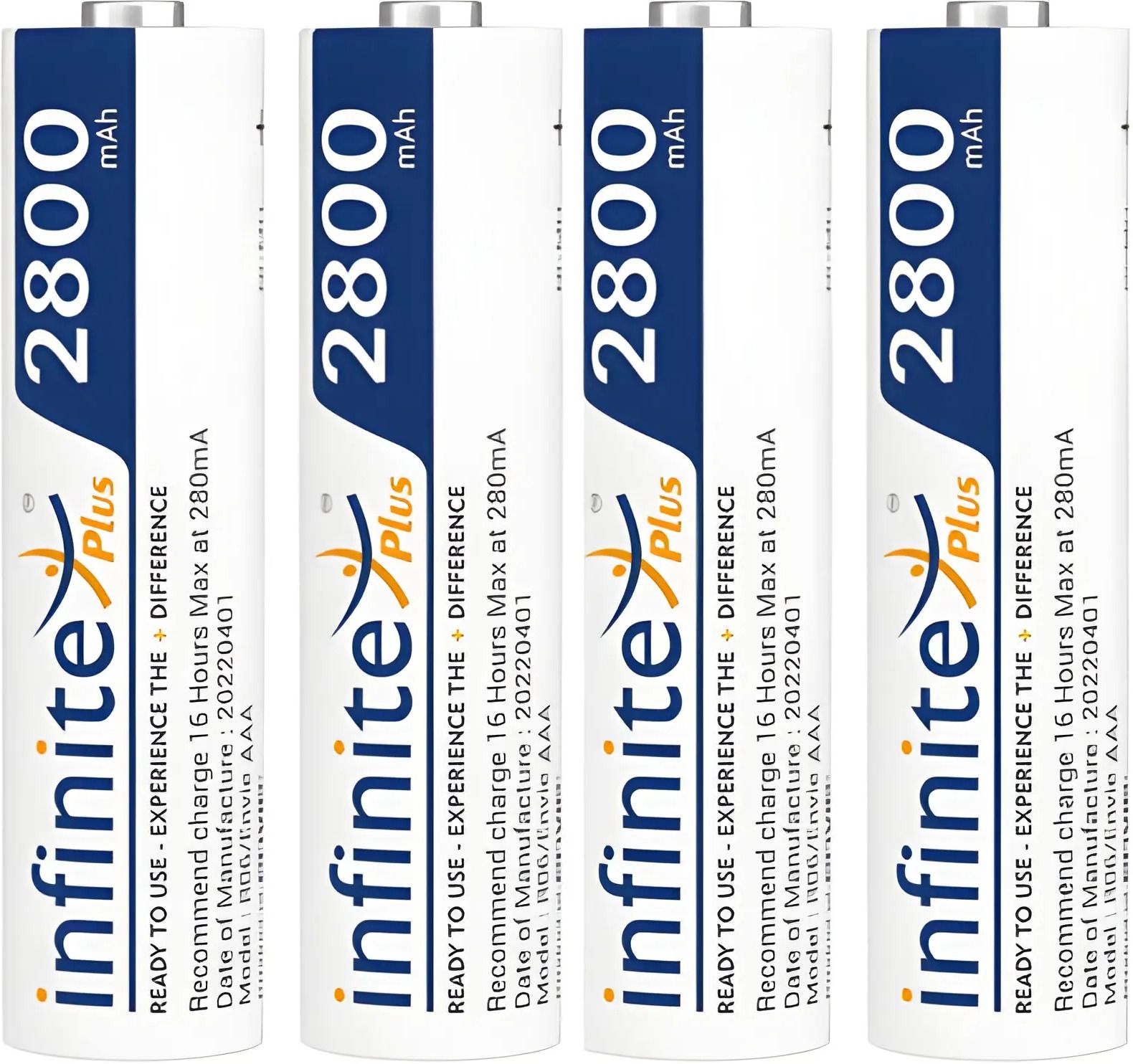 Envie AA 2800 4PL Infinite Ni-Mh 2800mAh Capacity Rechargeable Battery Camera Ni-MH Battery-picture-20