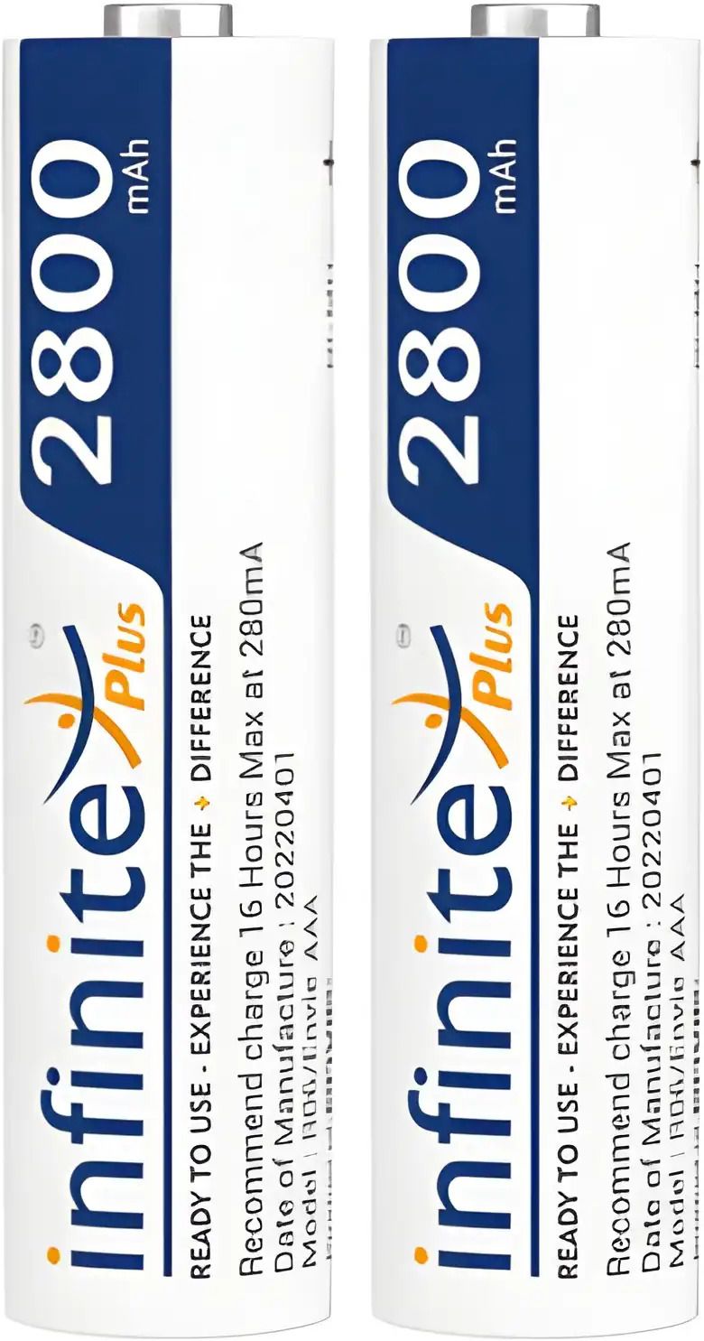 Envie AAA 2800 2PL Infinite Ni-Mh 2800mAh Capacity Rechargeable Battery Camera Ni-MH Battery-picture-13