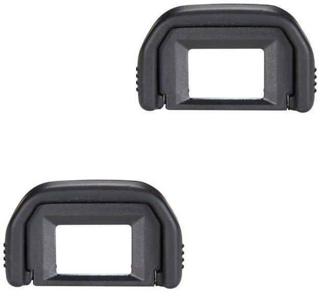 Zivika Pack Of 2 Viewfinder EF Eye Rubber Cap for DSLR Canon 200D/ 200D II Camera Eyecup-image-3
