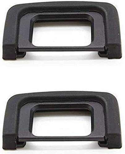 Zivika Set Of 2 DK-25 Eye Rubber Cap for DSLR Nikon D5100/D5200/D5300/D5500/D5500/D5600 Camera Eyecup