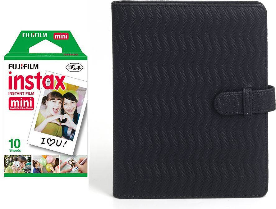 FUJIFILM Instax Mini 10X1 Instant Film with 128-sheet Black Wave Lockalbum for mini Film Roll-image-25