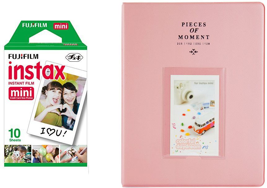 FUJIFILM Instax Mini 10X1 Sheets Instant Film with 128-sheet Pinkalbum for mini Film Roll-picture-11