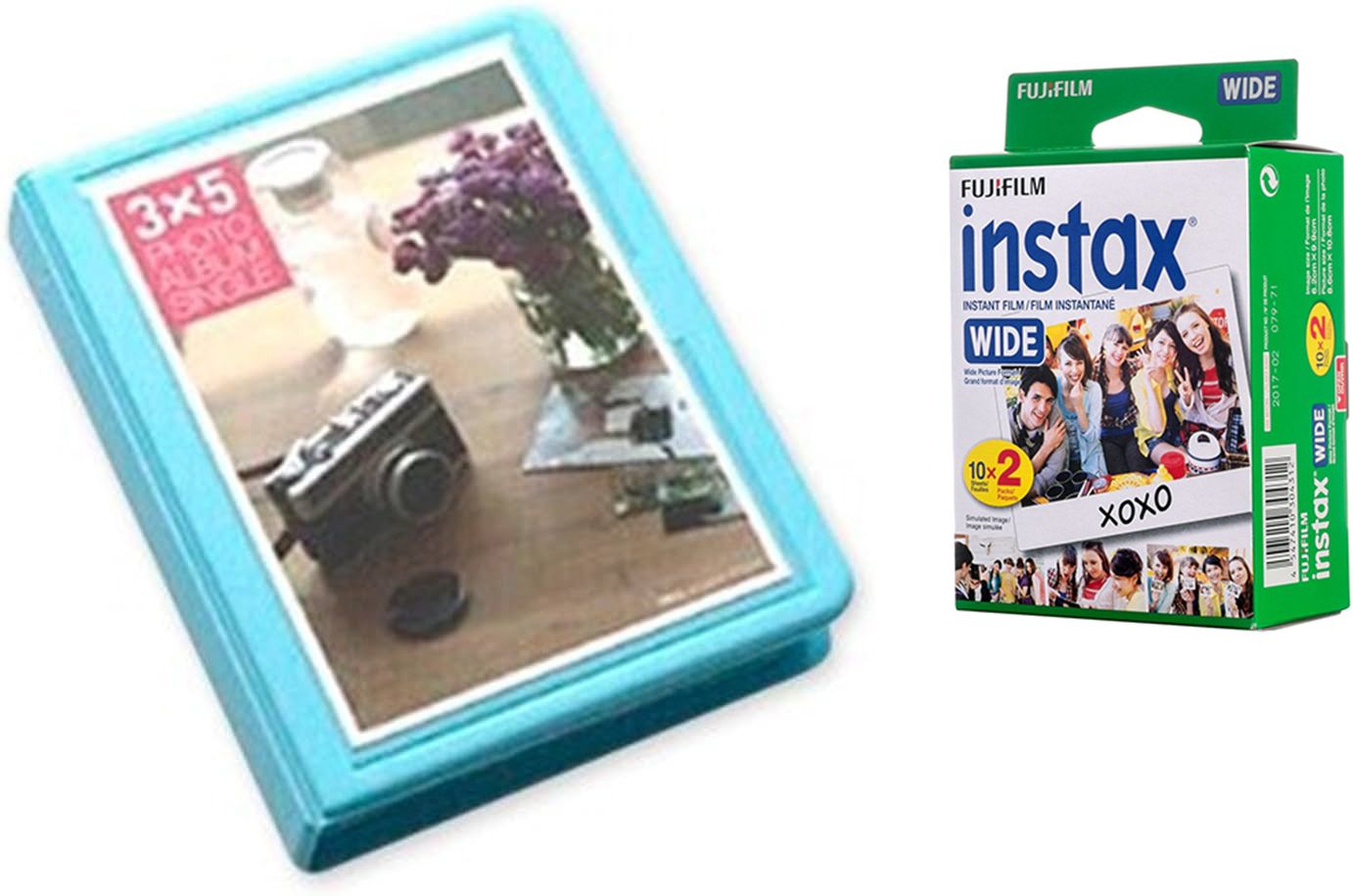 FUJIFILM Instax wide 10X2 wide 20 shot Instant Film With 32 sheet Bluealbum for wide Film Roll-picture-31
