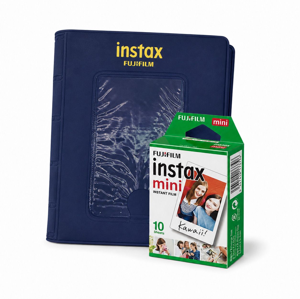 FUJIFILM Instax Mini 10x1 Instant Film with 64 Sheets Album (Dark Blue) Film Roll-image-38