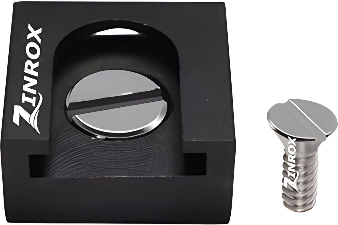 ZINROX Cold Shoe Mount Adapter Multi-Use 1/4" Thread, For Shoe Mount Bracket Custom Flash Bracket